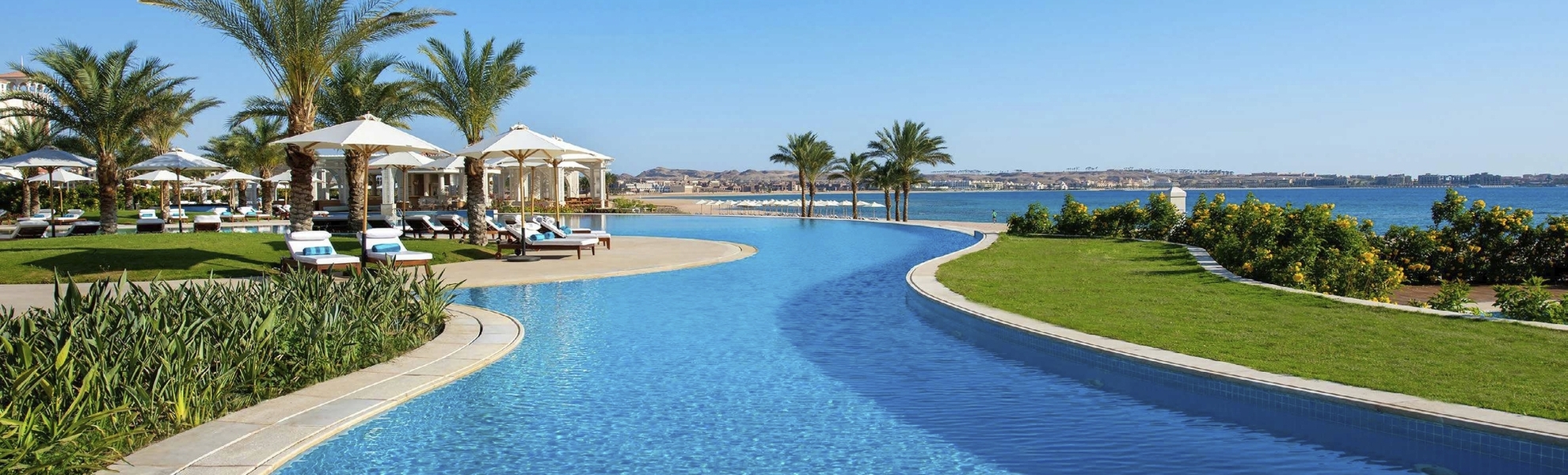 Pool im Hotel Baron Palace Sahl Hasheesh in Hurghada, Ägypten