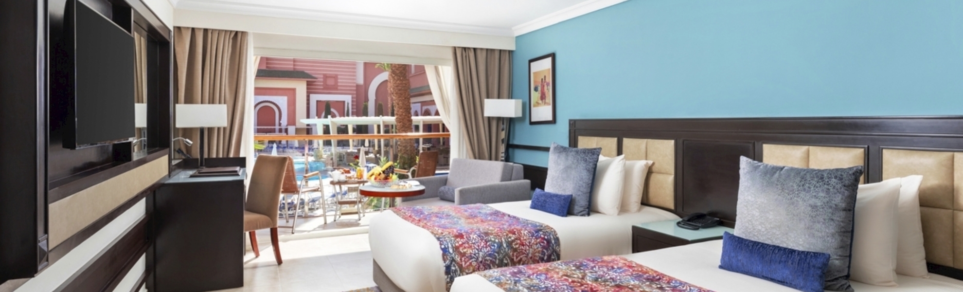 Beispiel Prestigezimmer Poolblick