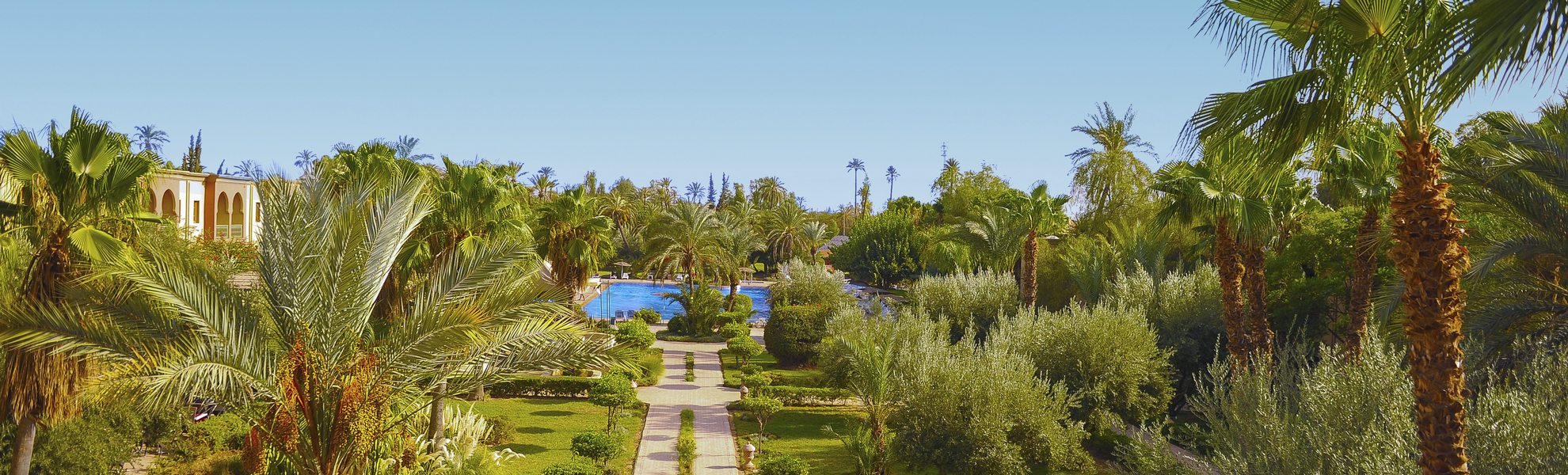 Garten im Iberostar Club Palmeraie Marrakech, Marokko