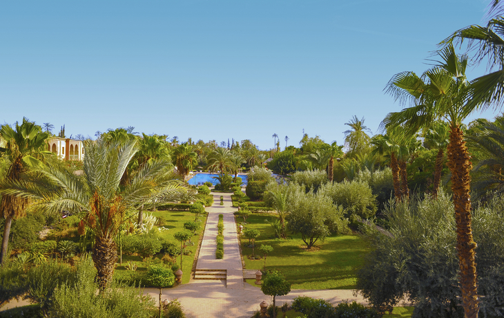 Garten im Iberostar Club Palmeraie Marrakech, Marokko
