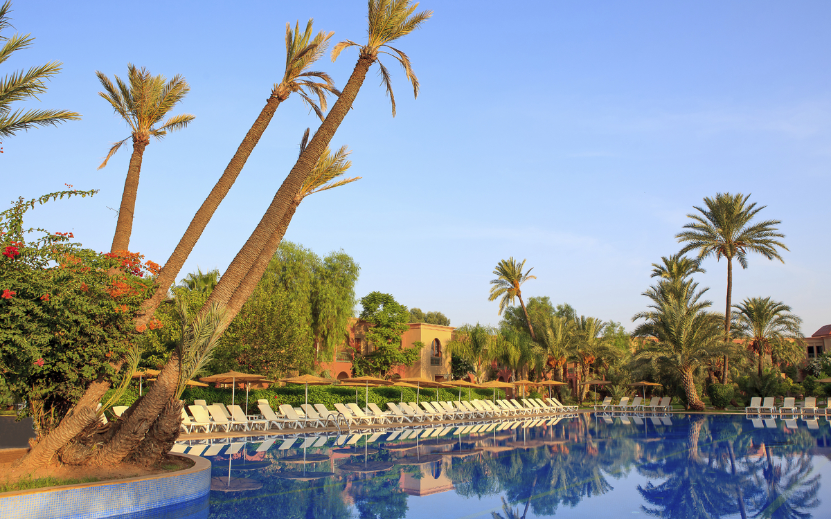 Pool im Iberostar Club Palmeraie Marrakech, Marokko
