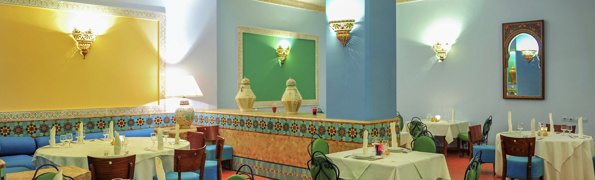 Restaurant im Iberostar Club Palmeraie Marrakech, Marokko