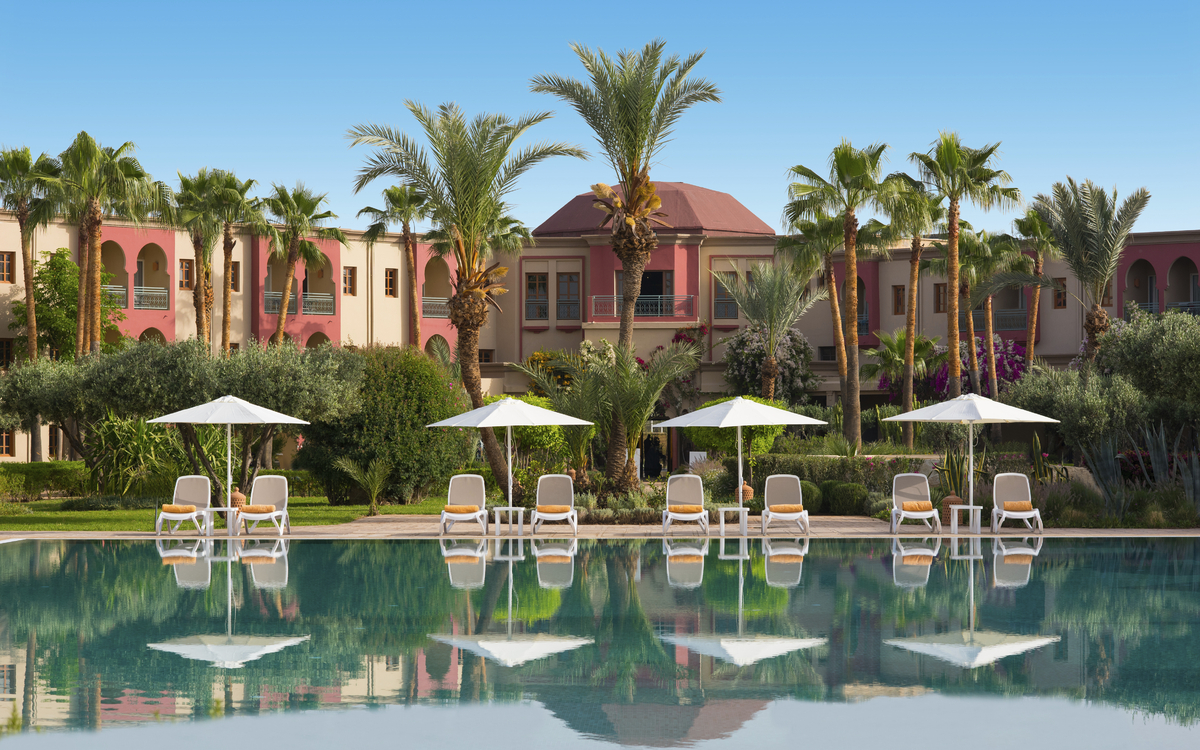 Pool im Hotel Iberostar Club Palmeraie Marrakech, Marokko