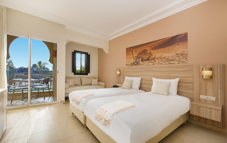 Zimmer im Hotel Iberostar Club Palmeraie Marrakech, Marokko