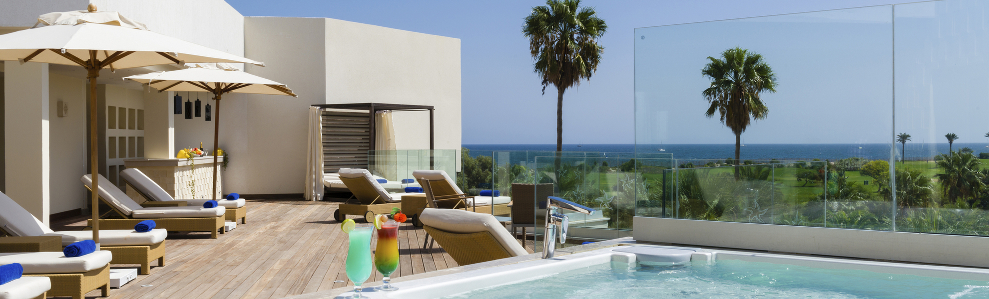 Prestige-Bereich mit Jacuzzi