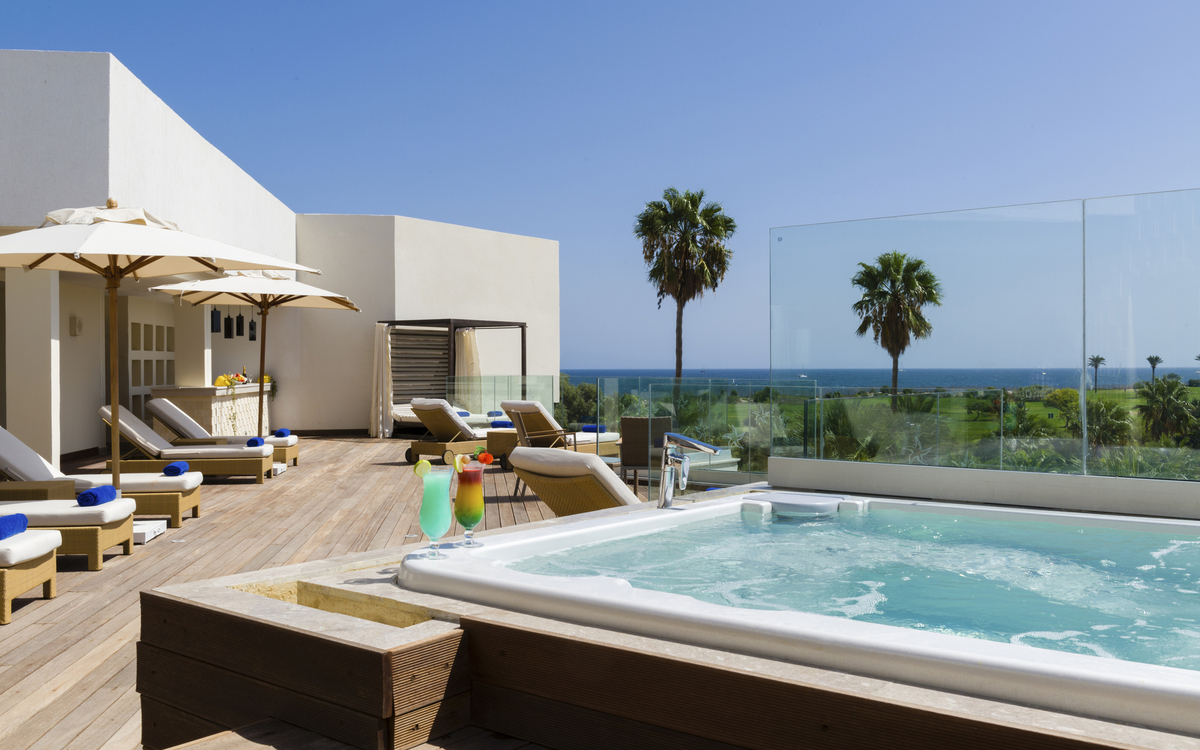 Prestige-Bereich mit Jacuzzi