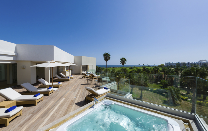 Prestige-Bereich mit Jacuzzi