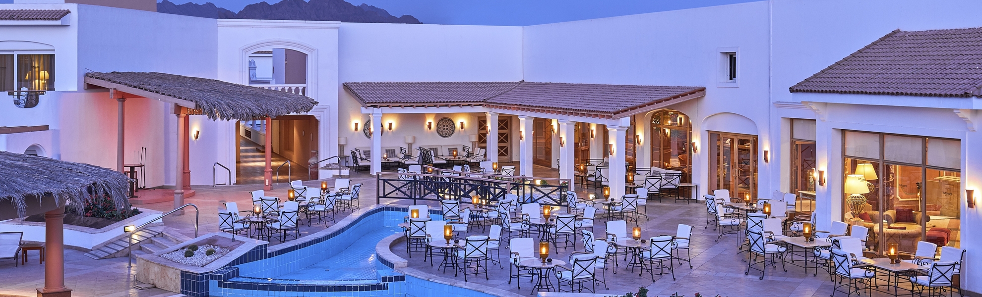 Lobby und Terrasse, Iberotel Palace, Sharm El Sheikh, Ägypten