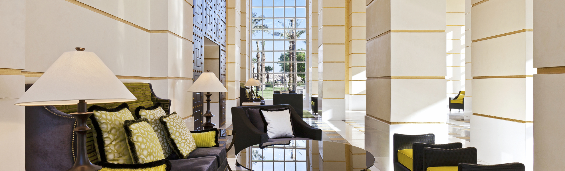 Lobby im Hotel Sofitel Legend Old Cataract Assuan, Ägypten