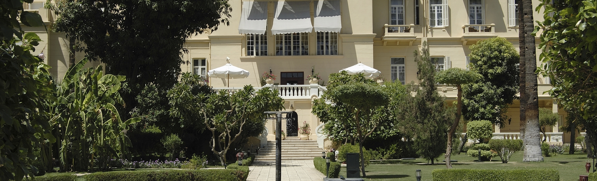 Garten im Hotel Sofitel Winter Palace Luxor, Ägypten