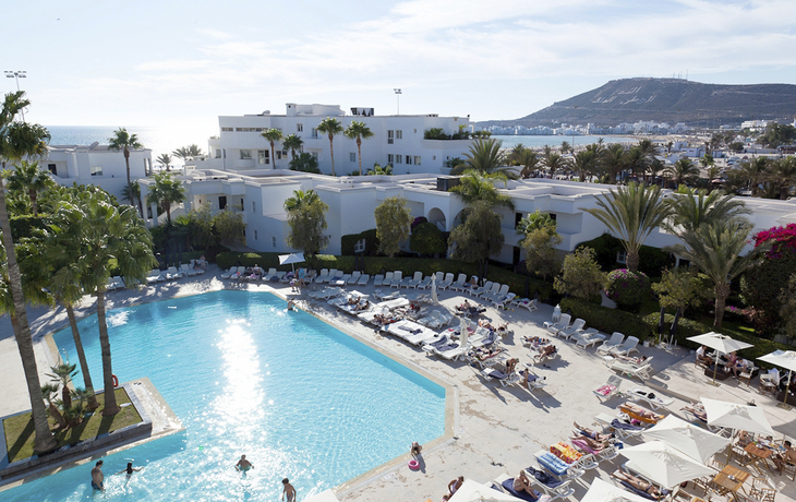 Poolanlage im Hotel Decameron Tafoukt Beach Resort, Marokko