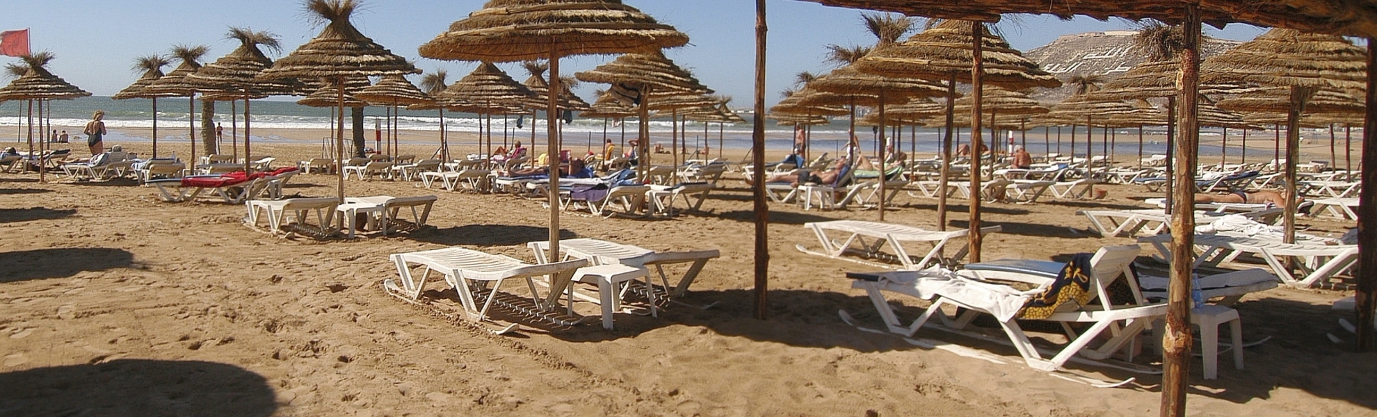 Strand beim Hotel Decameron Tafoukt Beach Resort, Marokko