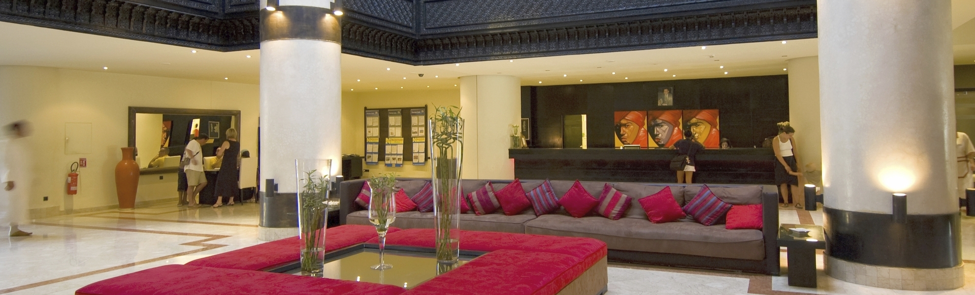 Lobby im Hotel Decameron Tafoukt Beach Resort, Marokko