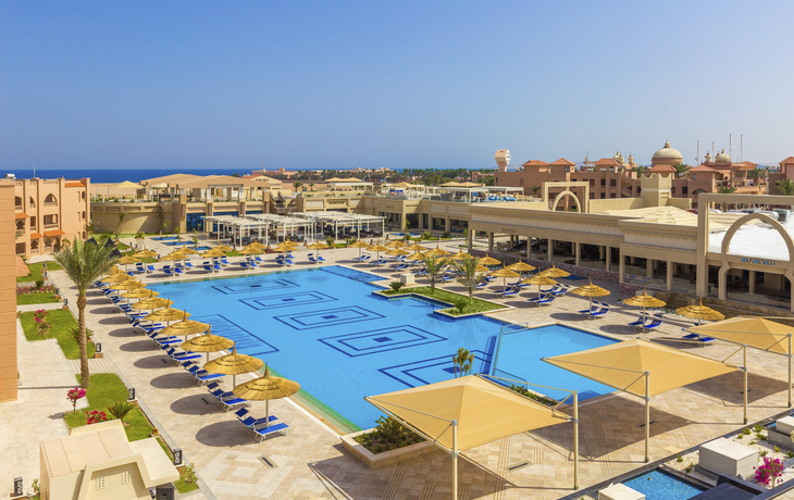 Poolanlage im Hotel Aqua Vista Resort & Spa in Hurghada, Ägypten