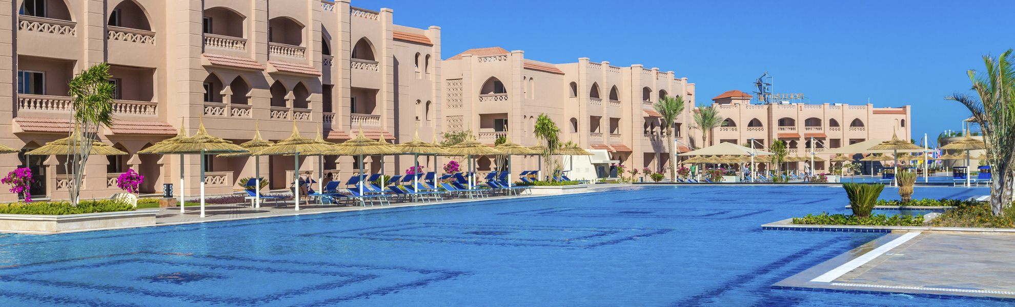 Poolanlage im Hotel Aqua Vista Resort & Spa in Hurghada, Ägypten