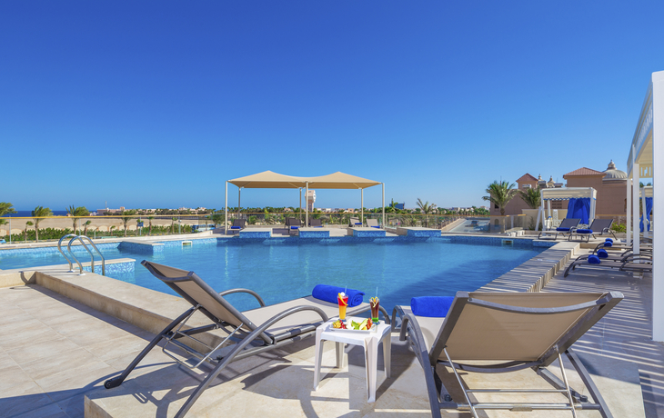 Poolanlage im Hotel Aqua Vista Resort & Spa in Hurghada, Ägypten