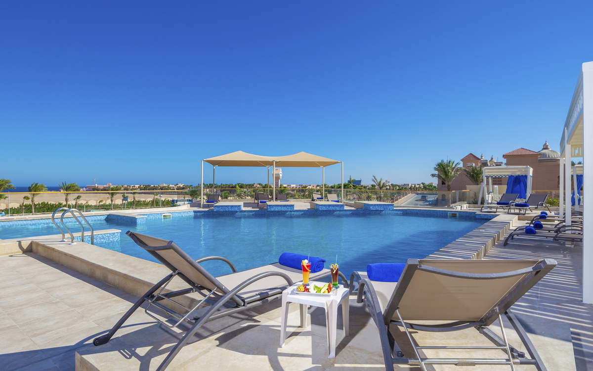 Poolanlage im Hotel Aqua Vista Resort & Spa in Hurghada, Ägypten