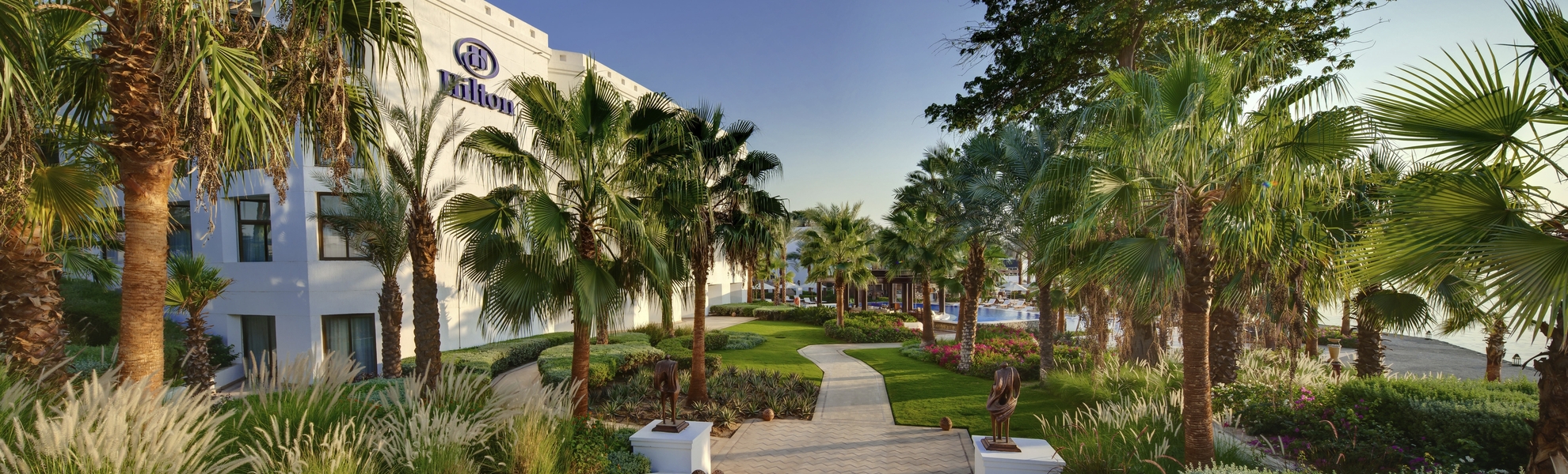 Gartenanlage im Hilton Luxor Resort & Spa in Luxor, Ägypten