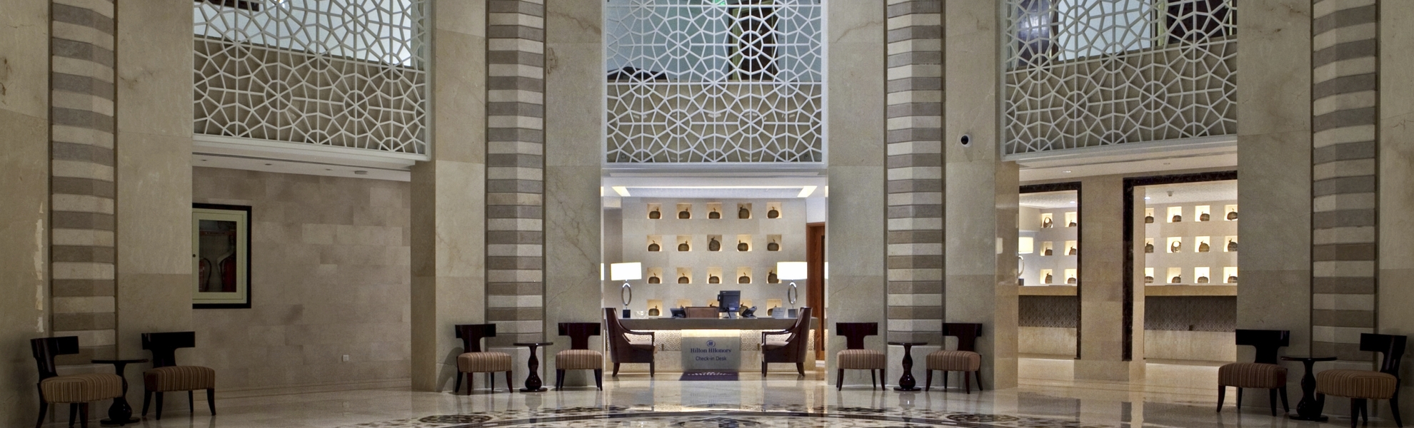 Lobby im Hilton Luxor Resort & Spa in Luxor, Ägypten