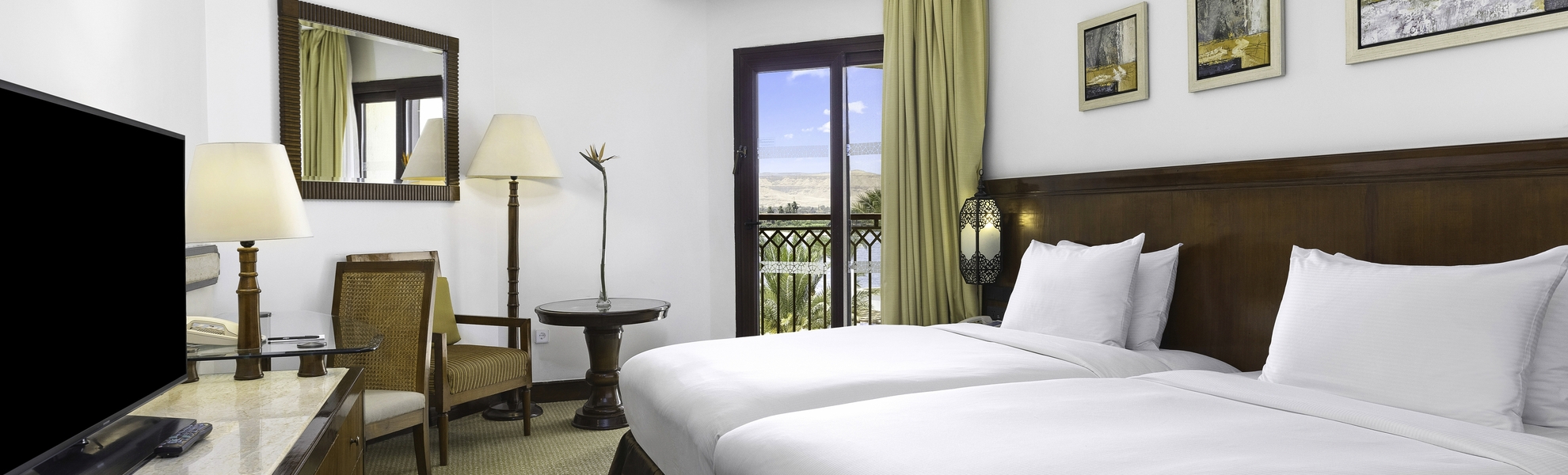 Hilton Luxor Resort & Spa Beispiel Doppelzimmer Nilblick