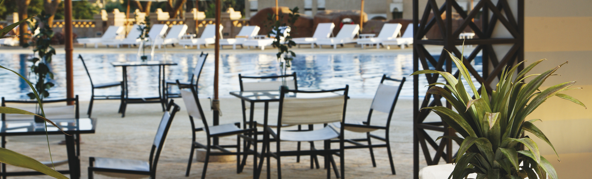 Terrasse, Mövenpick Resort Aswan, Assuan, Ägypten