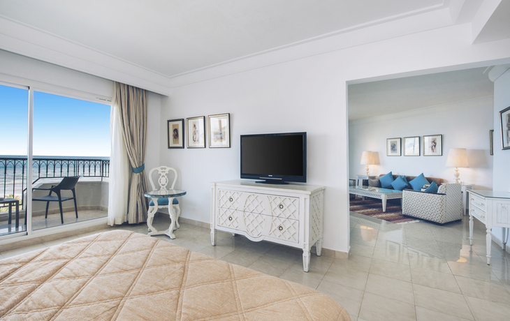 Wohnbeispiel Juniorsuite mit Meerblick