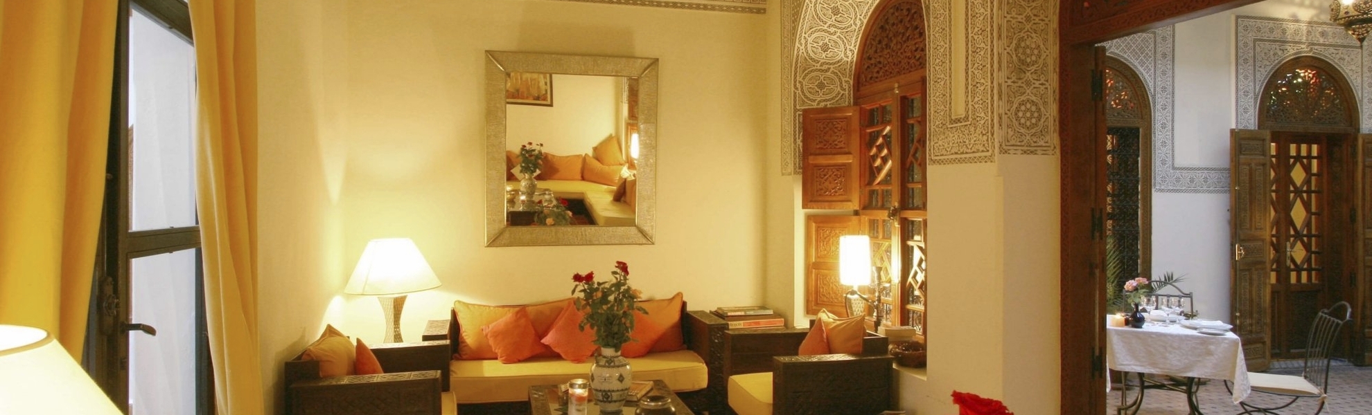 Gemeinschaftszimmer im Hotel Riad Daria Marrakech, Marokko