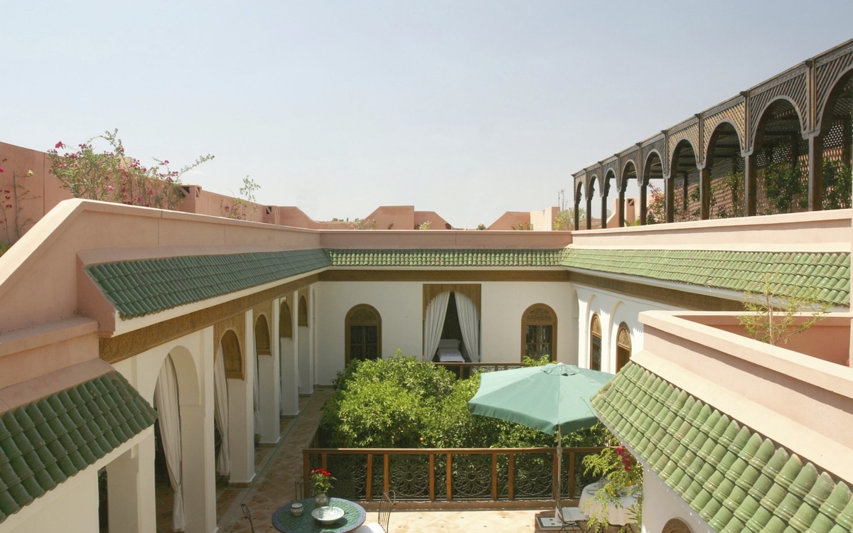 Innenhof im Hotel Riad Daria Marrakech, Marokko