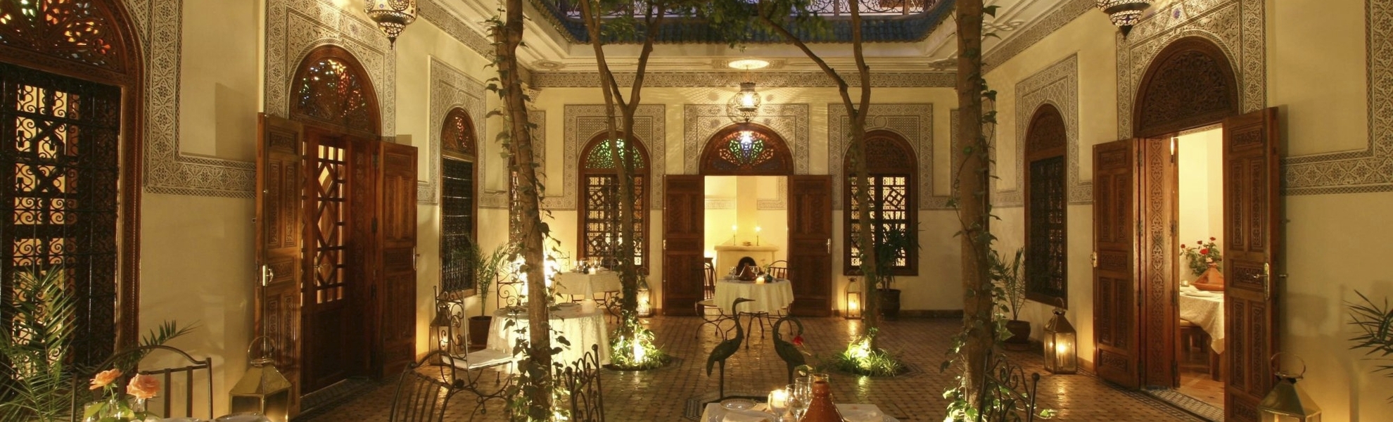 Innenhof im Hotel Riad Daria Marrakech, Marokko