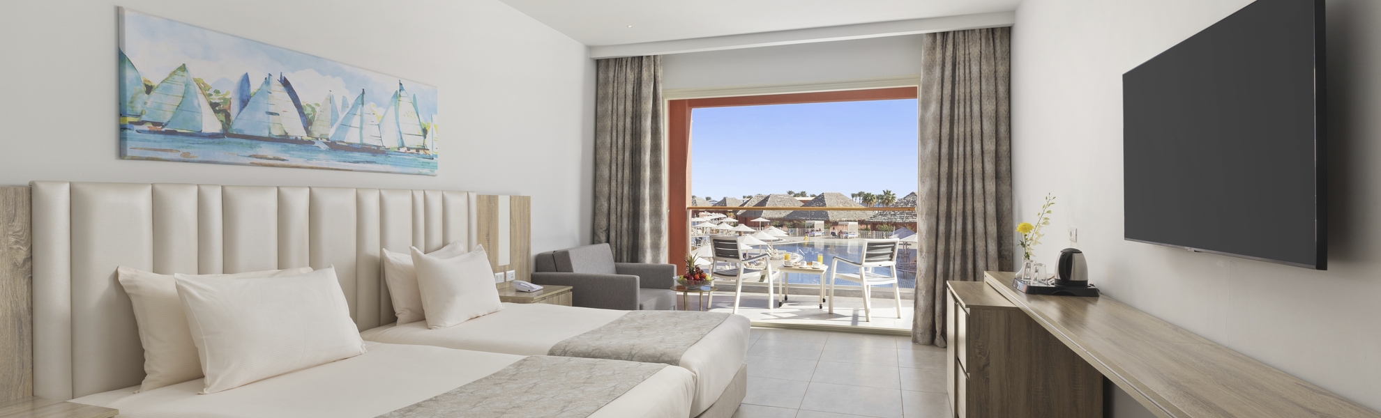 Beispiel Doppelzimmer Poolblick