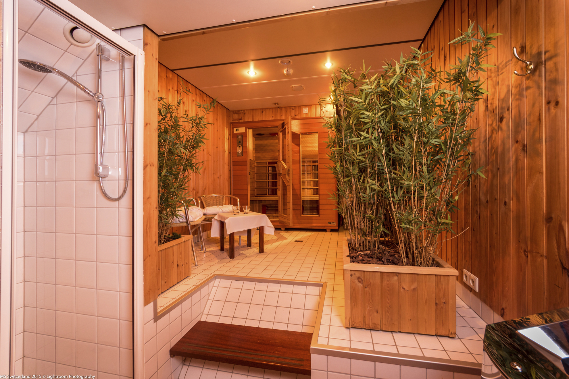 Sauna auf MS Swiss Tiara