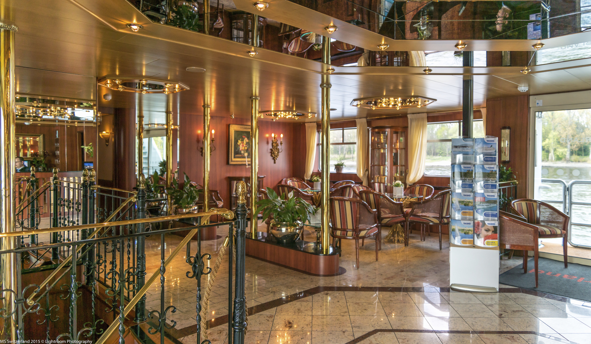 Lobby der MS Swiss Tiara