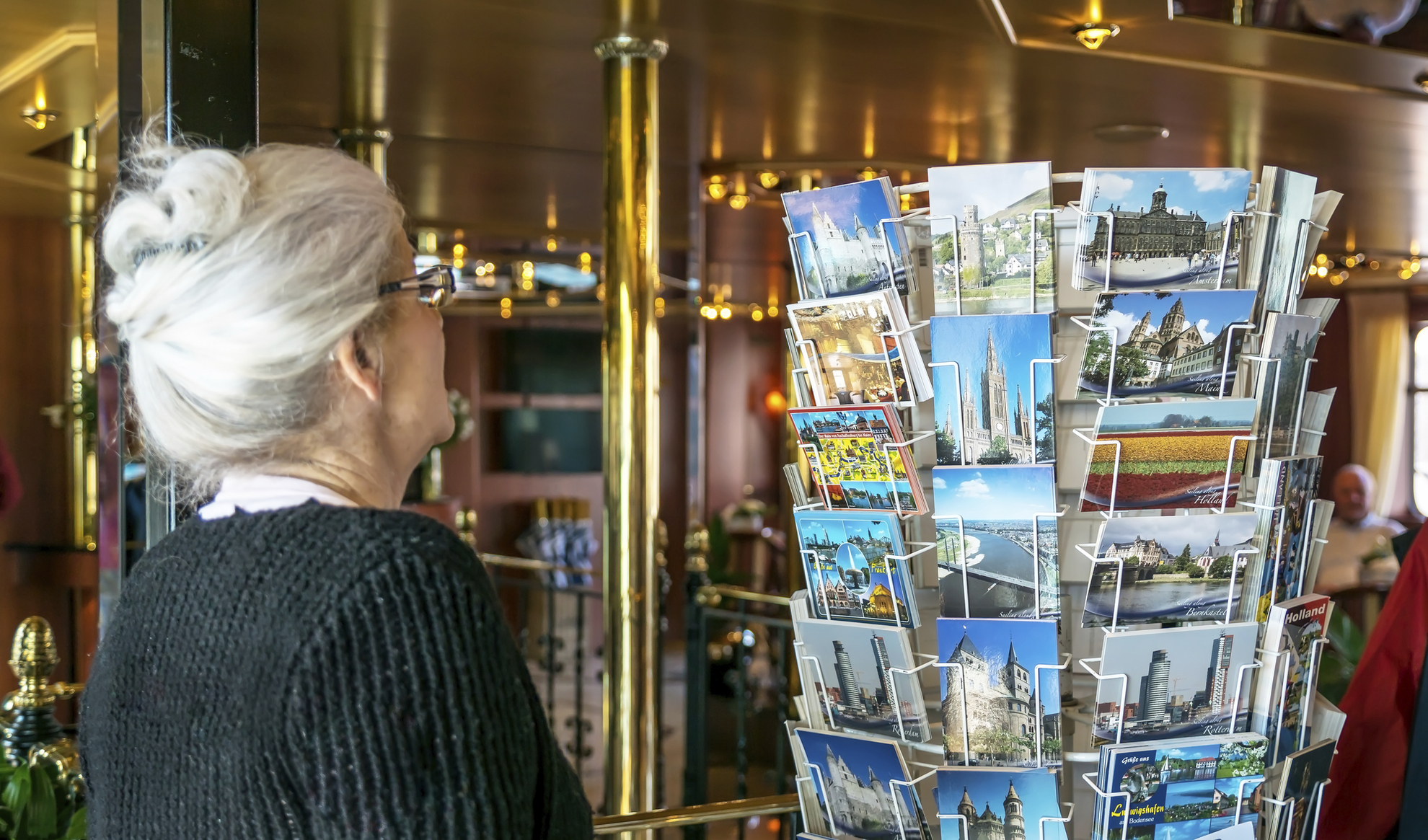 Lobby auf MS Switzerland