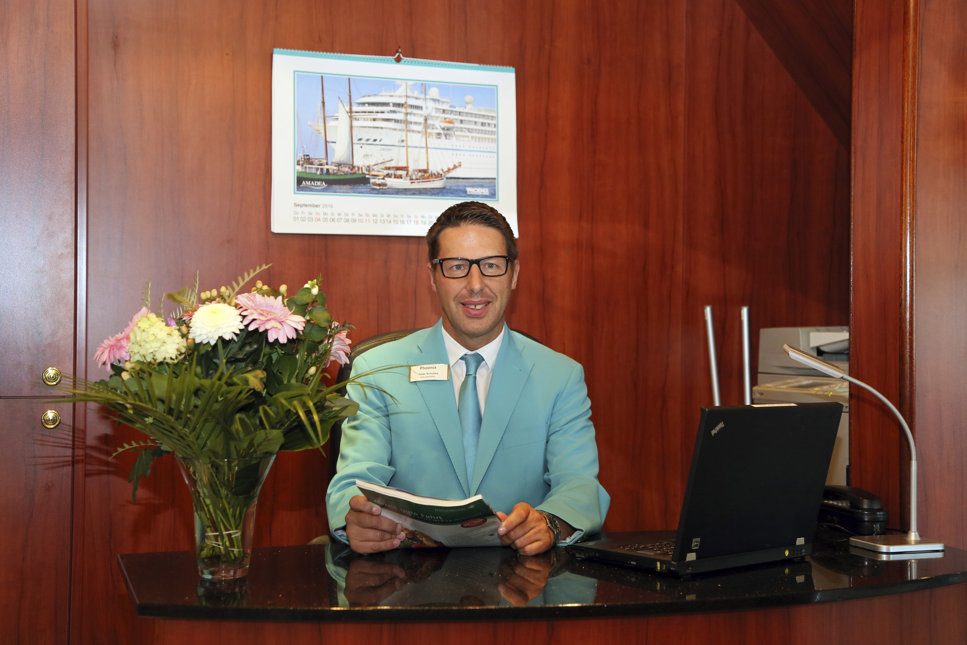 Kreuzfahrtleiter Michael Schultze auf MS Switzerland