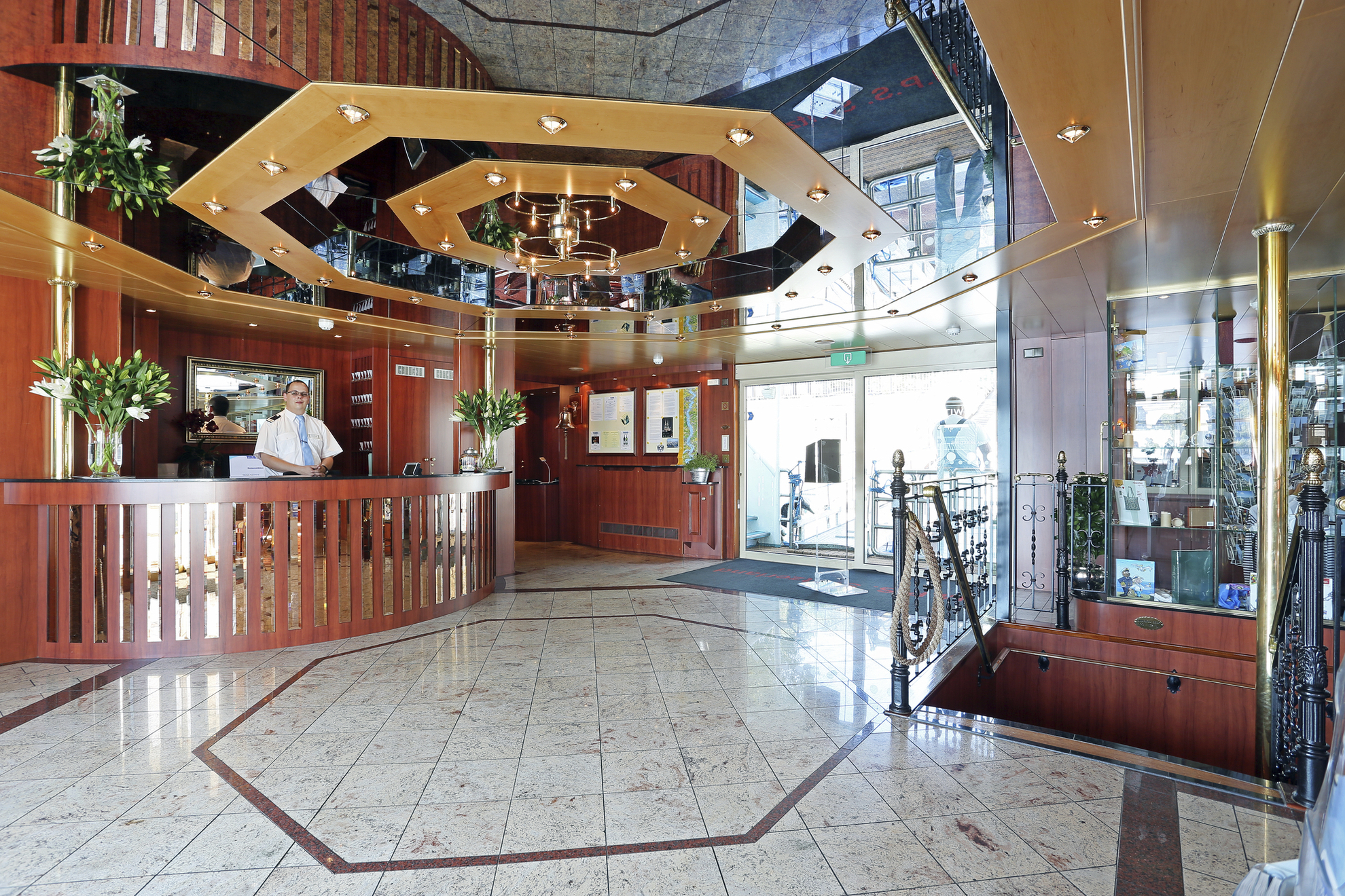 Rezeption auf dem Flussschiff MS Switzerland