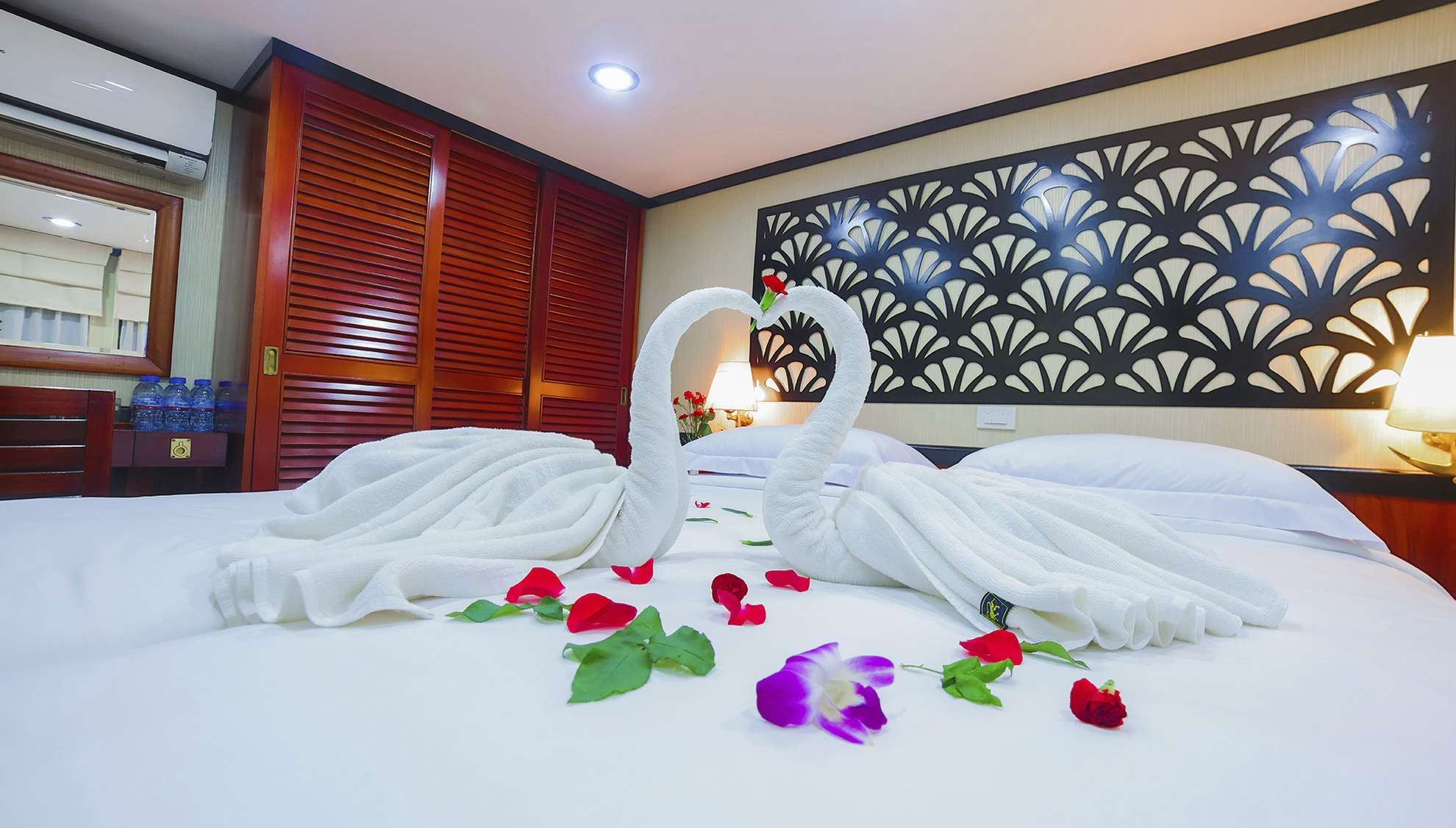 Kabine auf dem Schiff Lan Diep