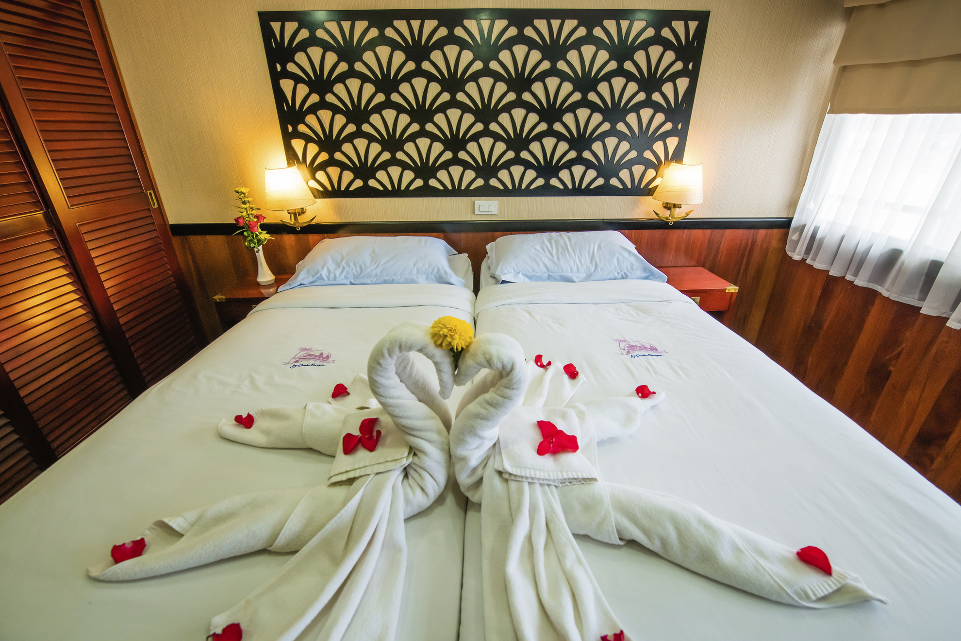 Kabine auf der MS Lan Diep