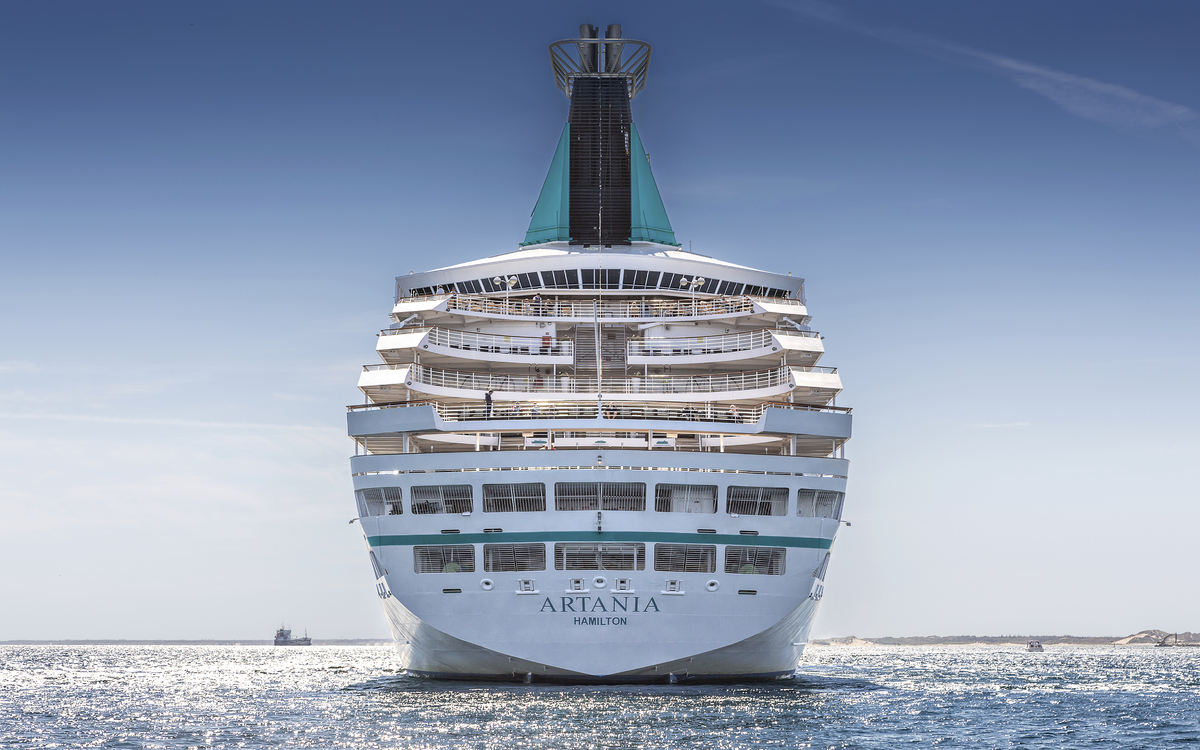 Heckansicht, MS Artania