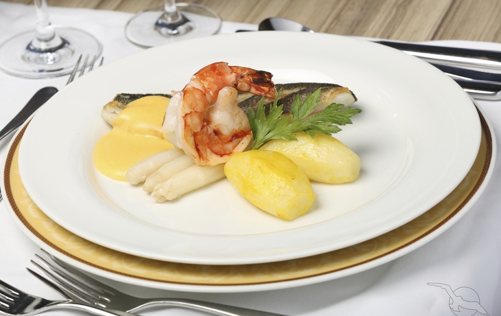 Wolfsbarschfilet & Riesengarnele