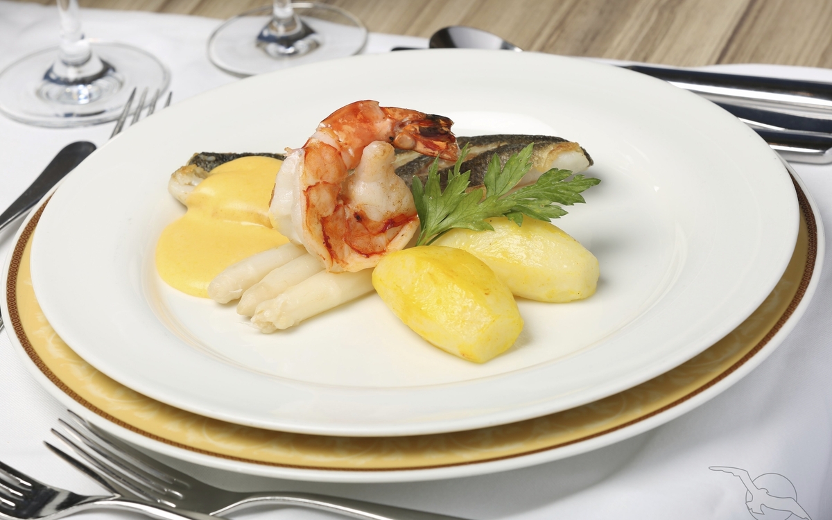 Wolfsbarschfilet & Riesengarnele