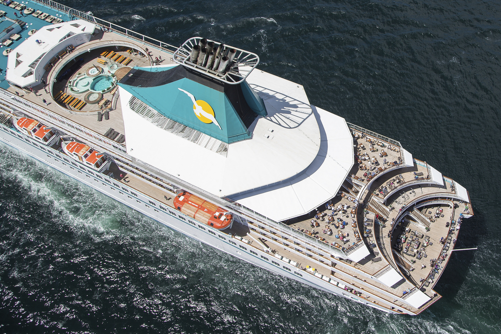 Deckansicht, MS Artania