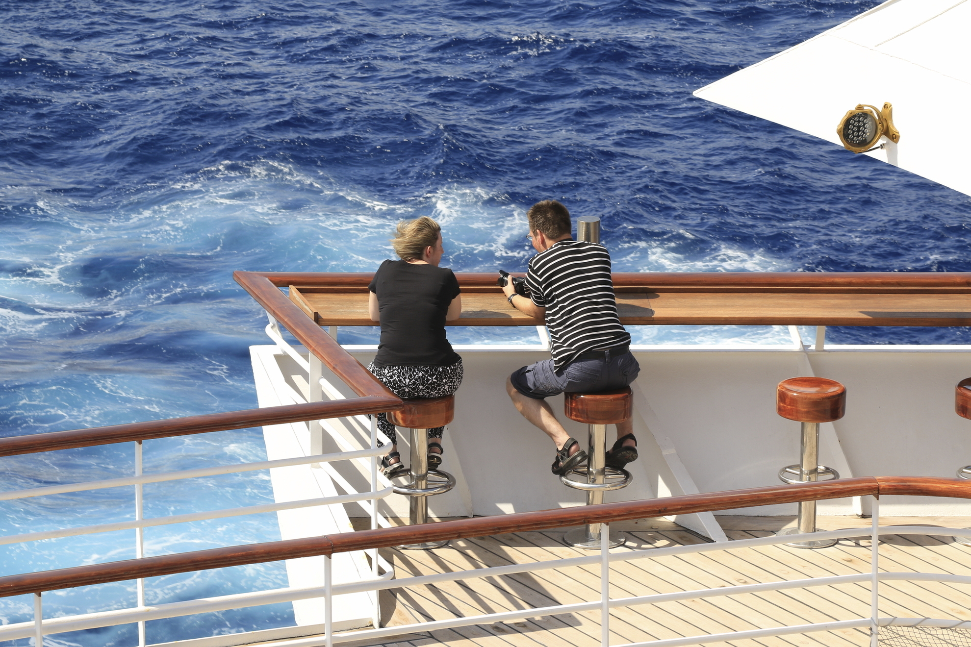 Entspannung an Bord, MS Artania