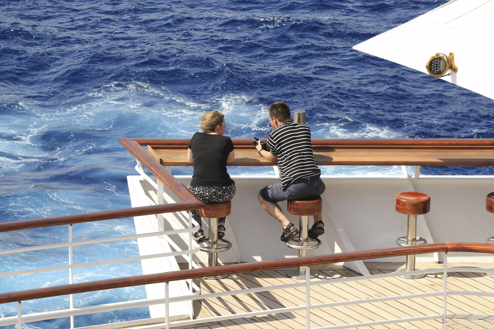 Entspannung an Bord, MS Artania