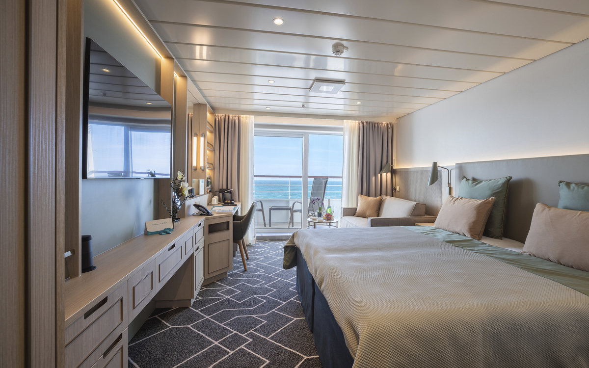 2-Bett Junior-Suite, Balkon, Jupiter-/Lidodeck (Kat. S, T)