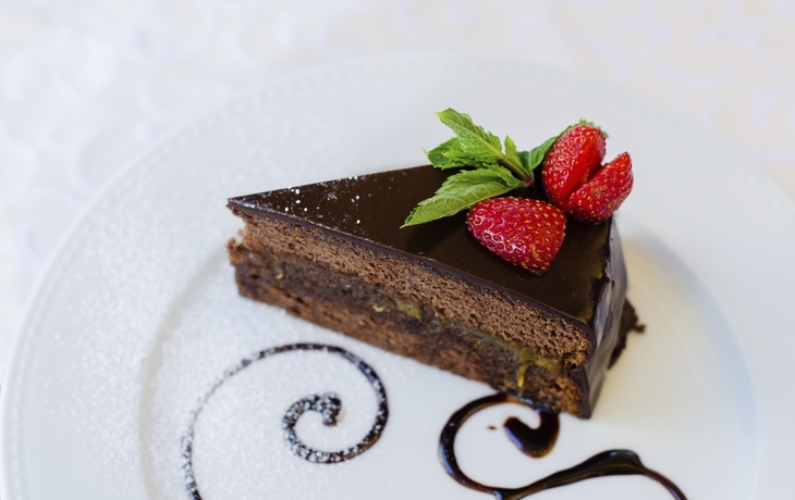 schmackhafter Schokoladenkuchen