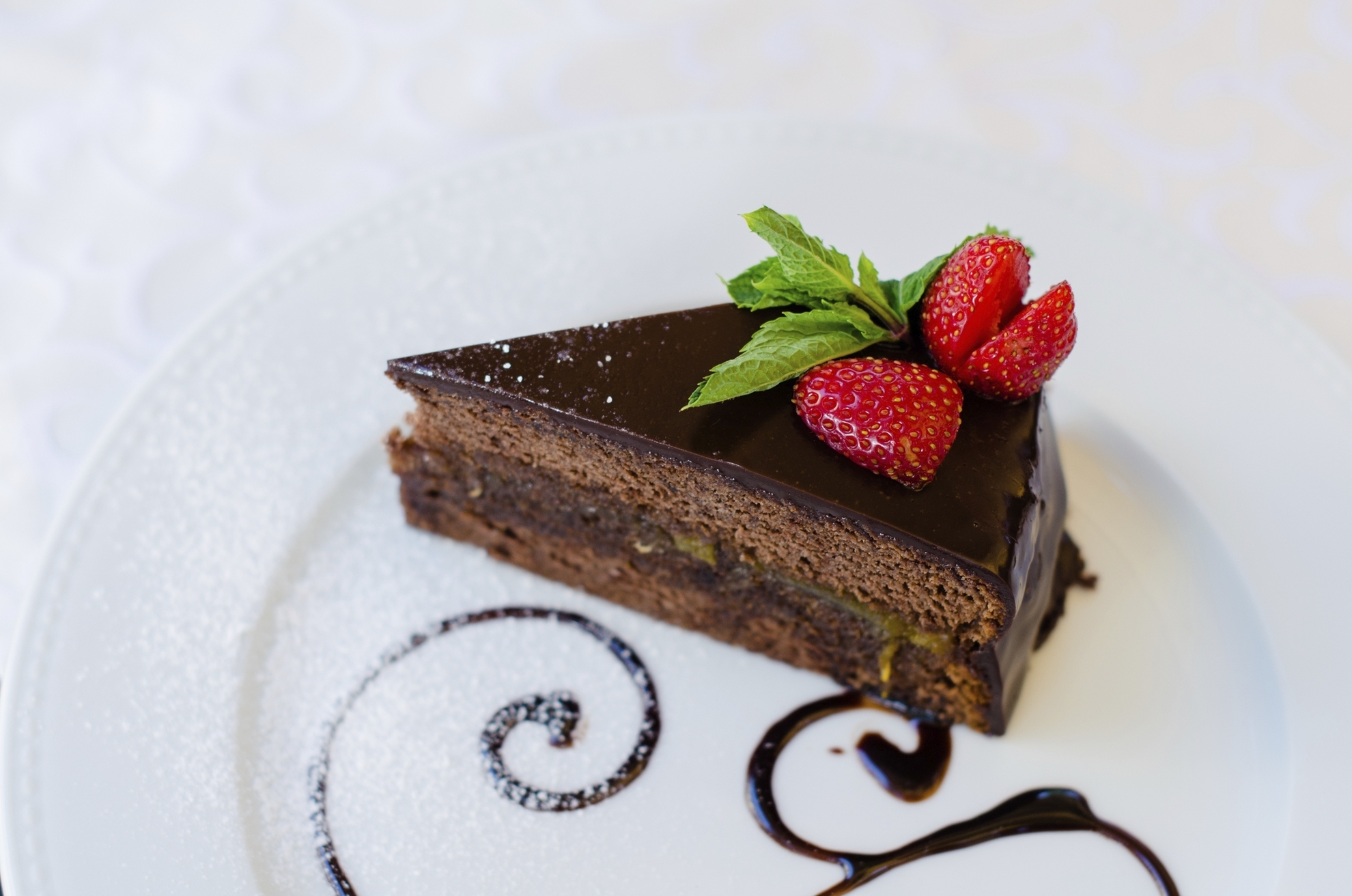 schmackhafter Schokoladenkuchen