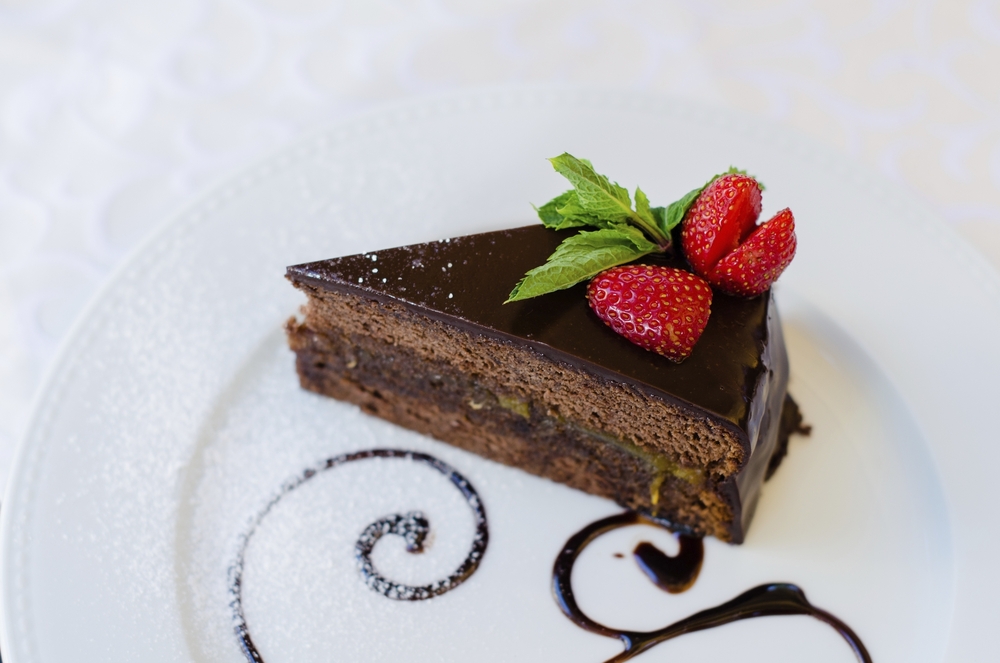 schmackhafter Schokoladenkuchen