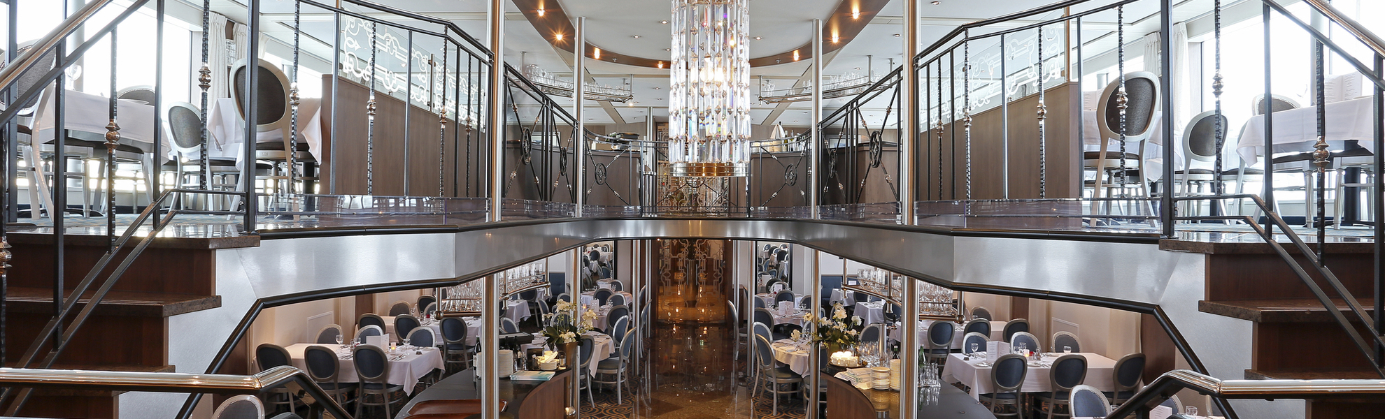 Restaurant auf MS Alina