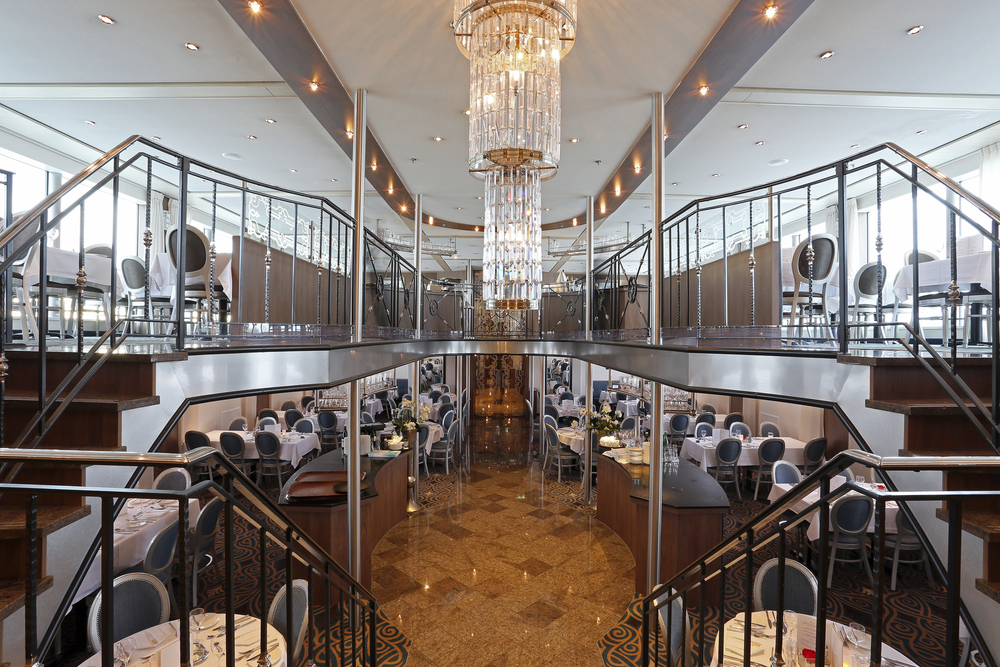 Restaurant auf MS Alina