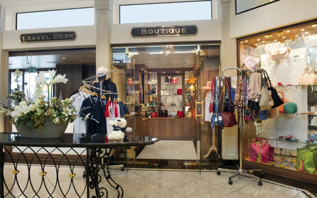 Boutique auf MS Anesha